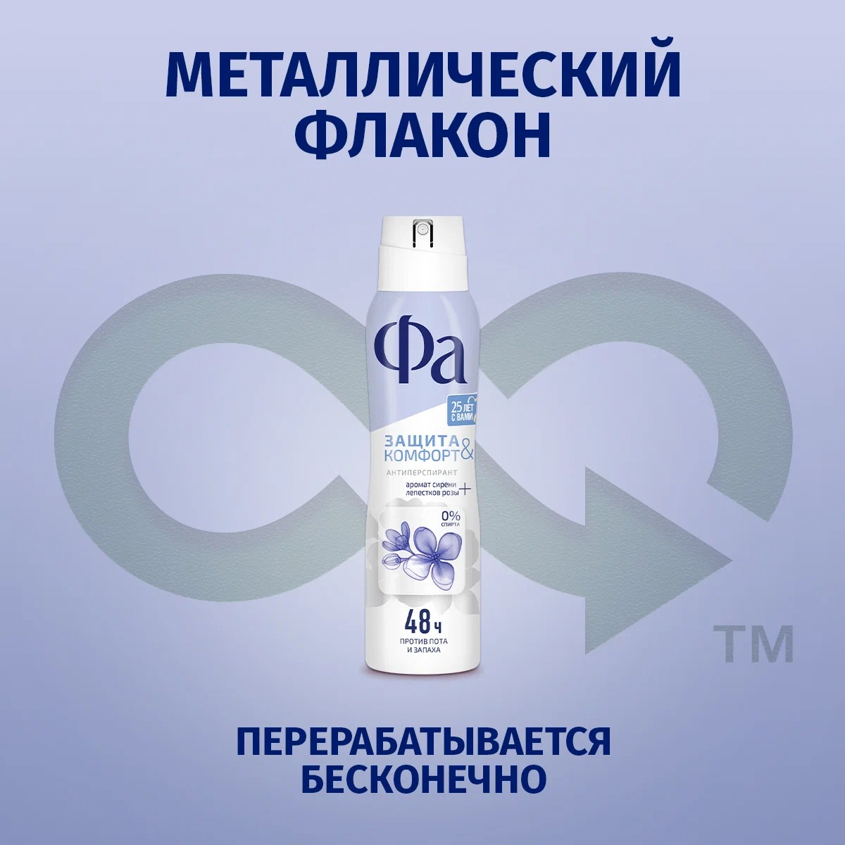 Fa антиперспирант спрей Защита&Комфорт Аромат сирени 150мл