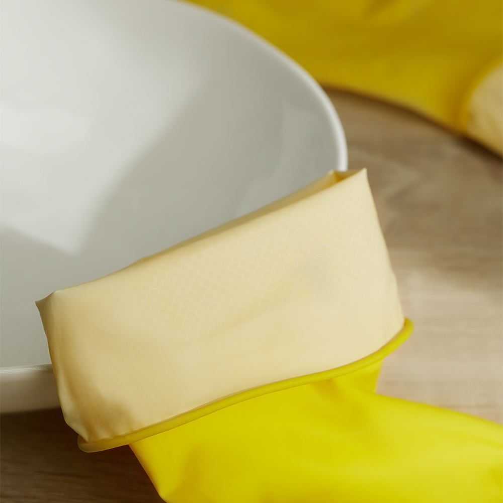 Перчатки тм VETTA Лайт, размер S, латекс, желтый цвет