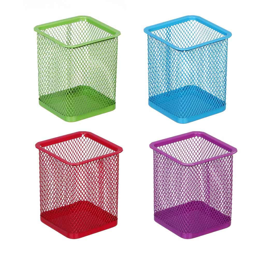 Подставка-стакан для канцелярских принадлежностей крадратный