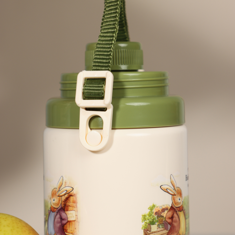 Термос"Зайчата" с кружкой, 400мл