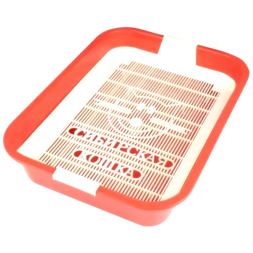 Сибирская кошка Туалет д/кошек с сеткой высокие ножки