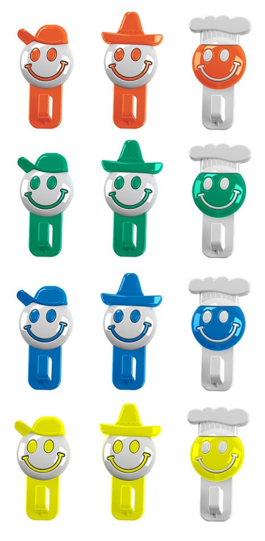 Набор из 2-х крючков "Улыбка" 8,5см