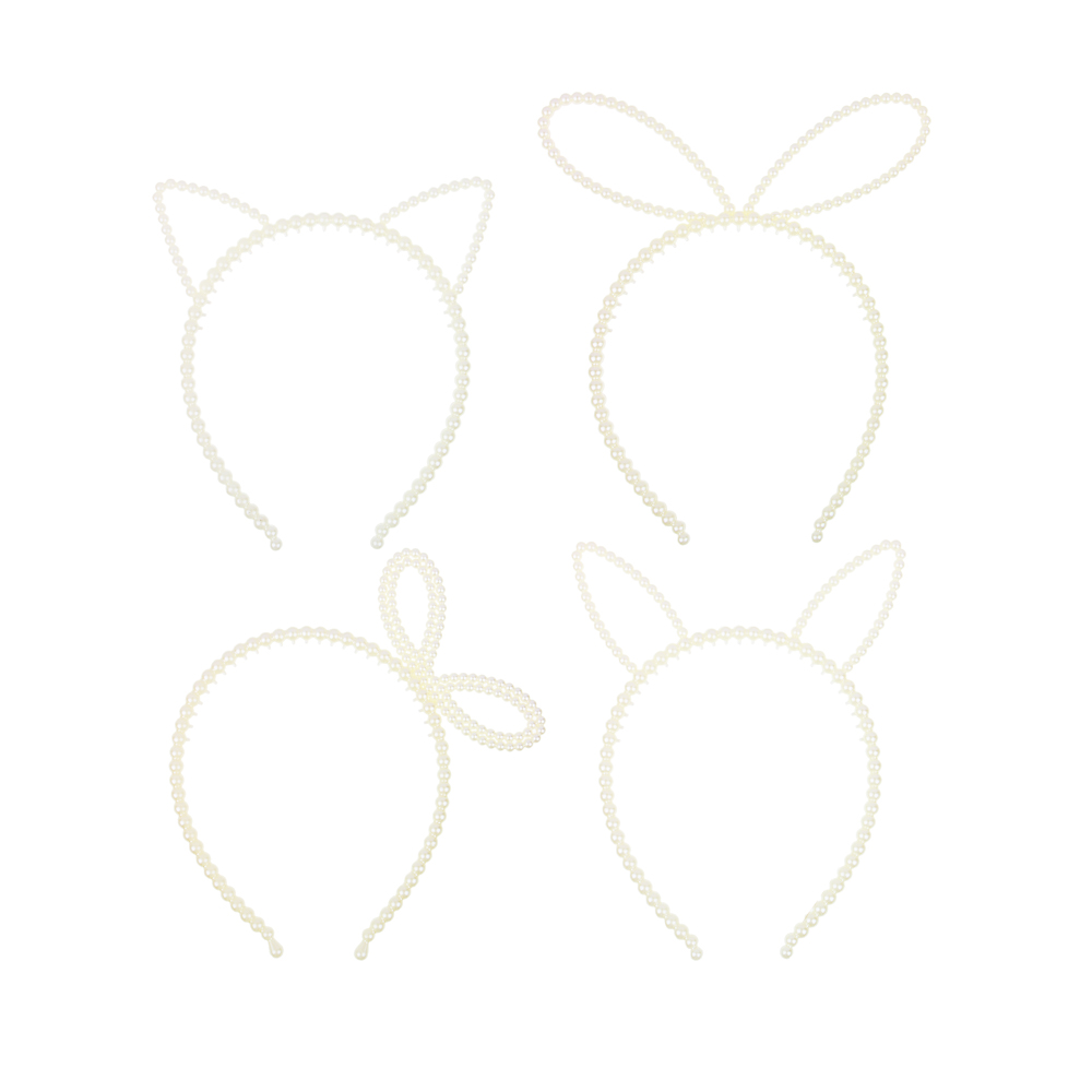 BERIOTTI Ободок для волос детский, 0,6см, пластик 4 дизайна