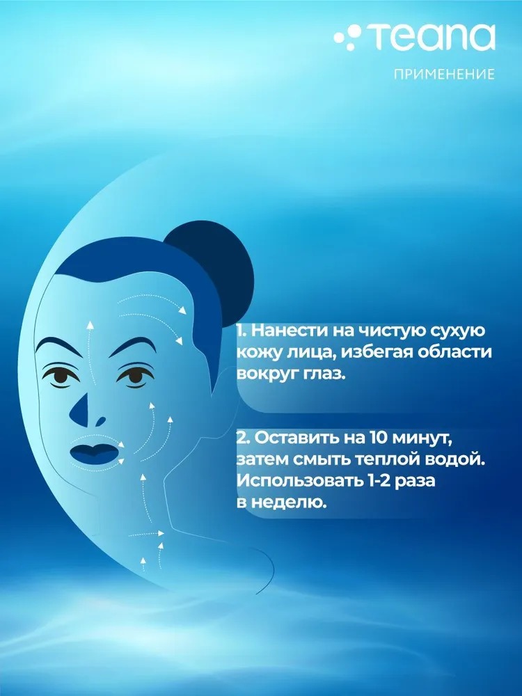 ОГНЕННЫЙ ТОПАЗ Омолаживающий пилинг с голубым ретинолом  фрутовыми кислотами (рН)TEANA,30 мл гелевый