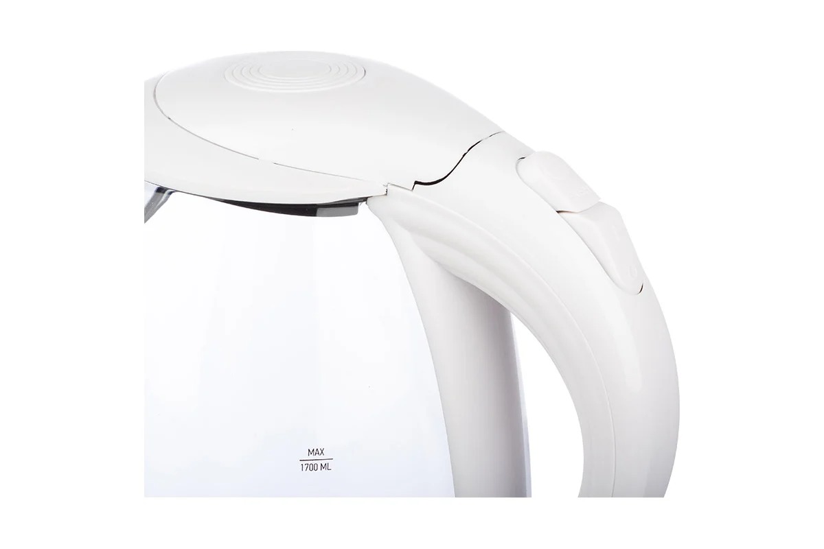 Чайник электрический Energy E-262 белый 1,7л стекло/пластик164104