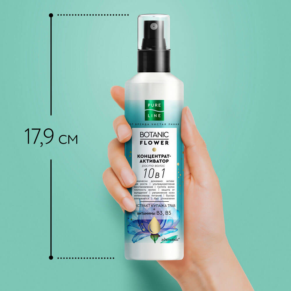 Чистая Линия концентрат-активатор роста волос 160мл