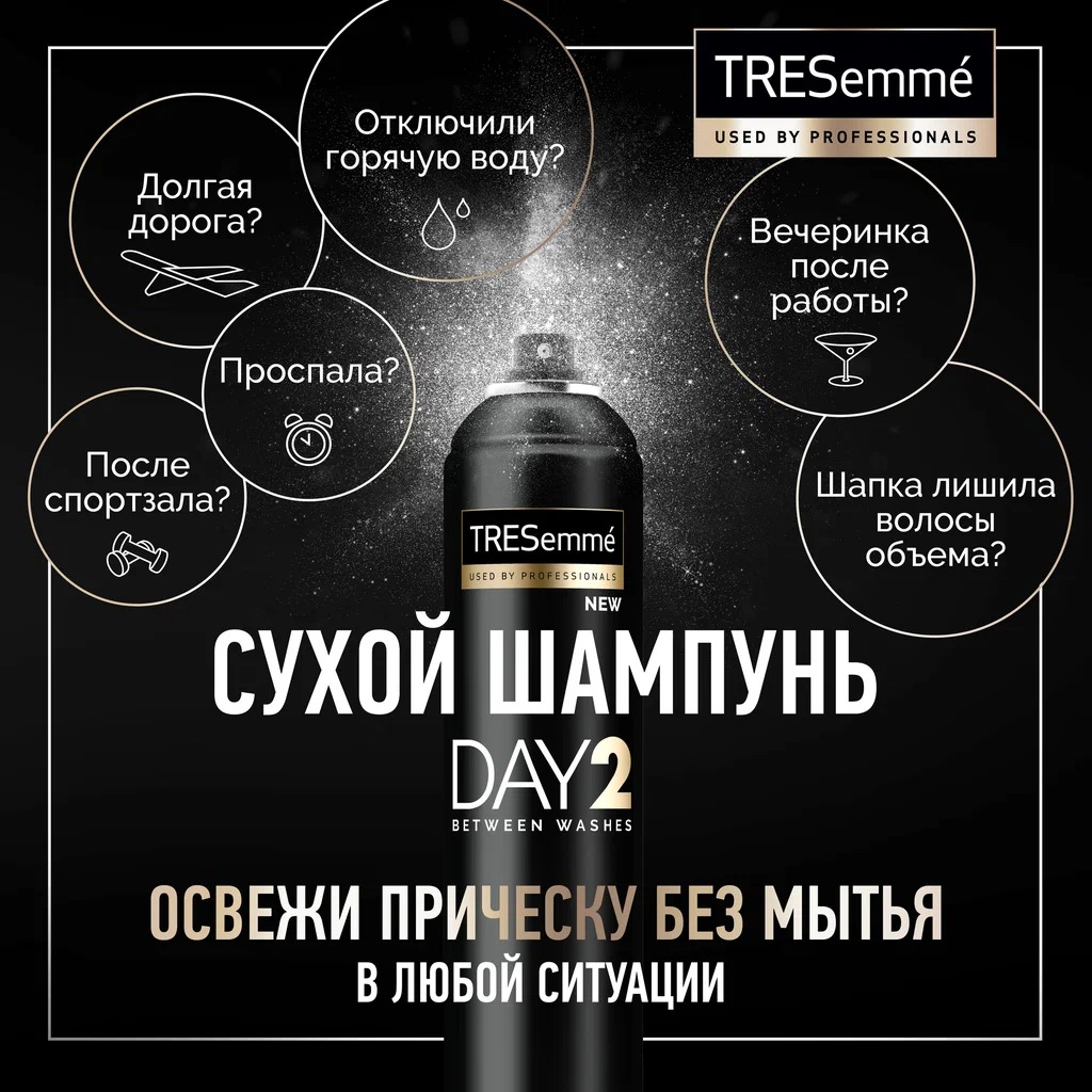 Tresemme шампунь сухой очищающий 250мл
