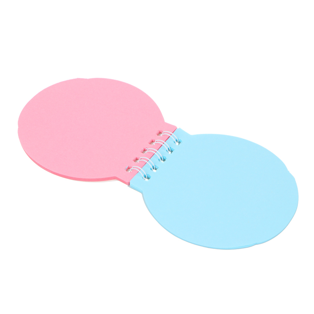 Записная книжка фигурная 40 листов в форме мячей 9,5х8,5см,