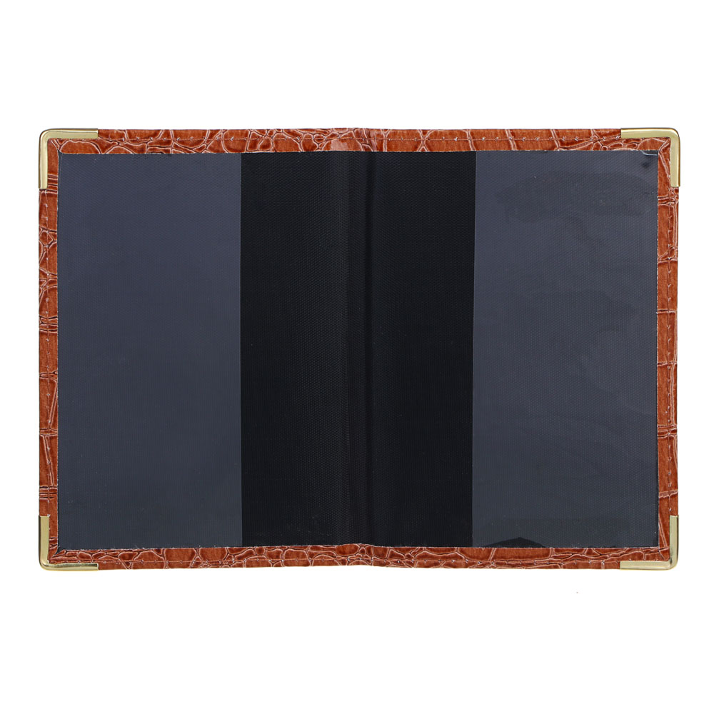 ЮL Обложка для паспорта ПВХ 13,8х9,5см