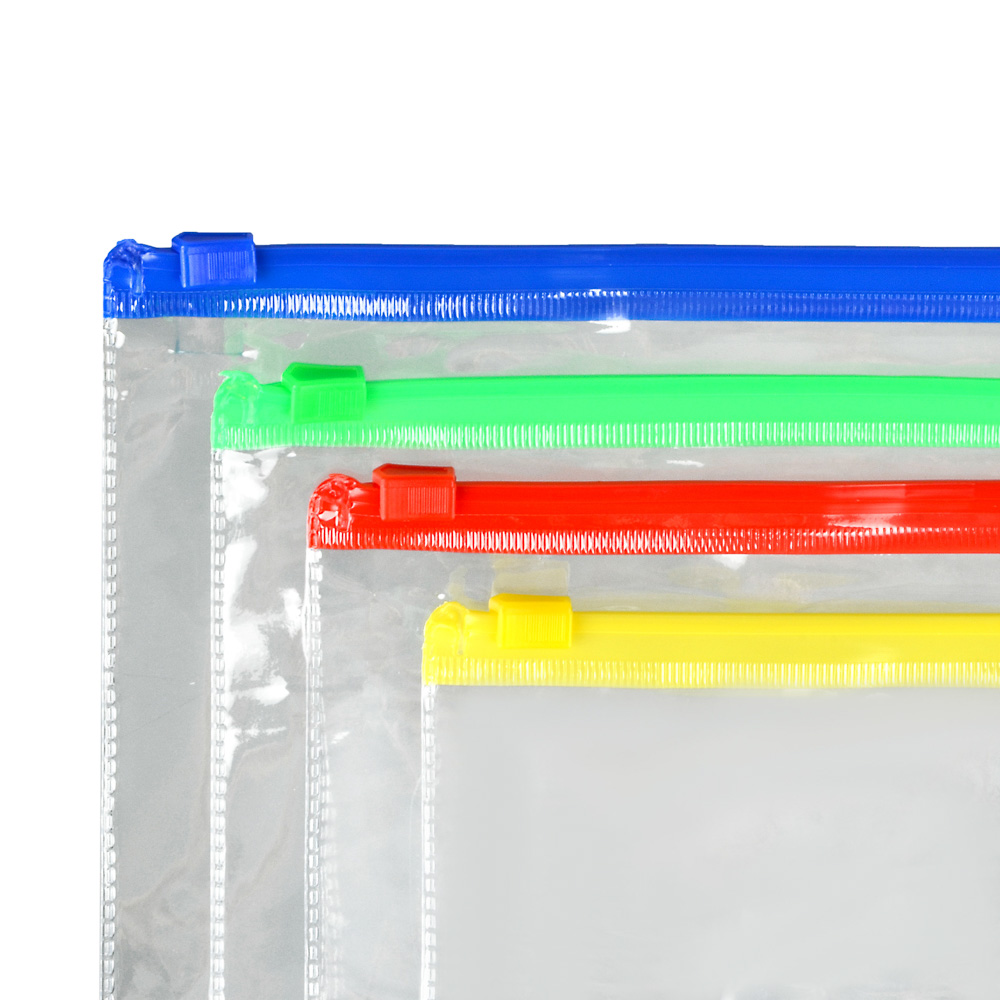 ClipStudio Папка на молнии для А4 23*33см прозрачная