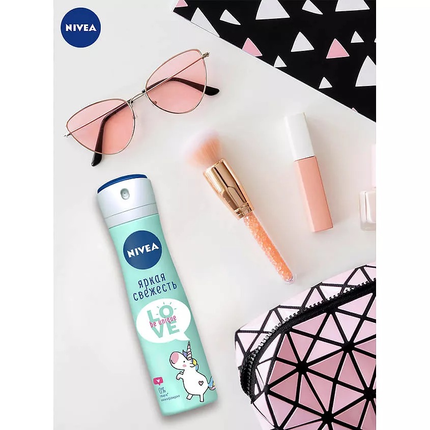 Антиперспирант спрей Love Be Unique Яркая Свежесть 150мл 83196