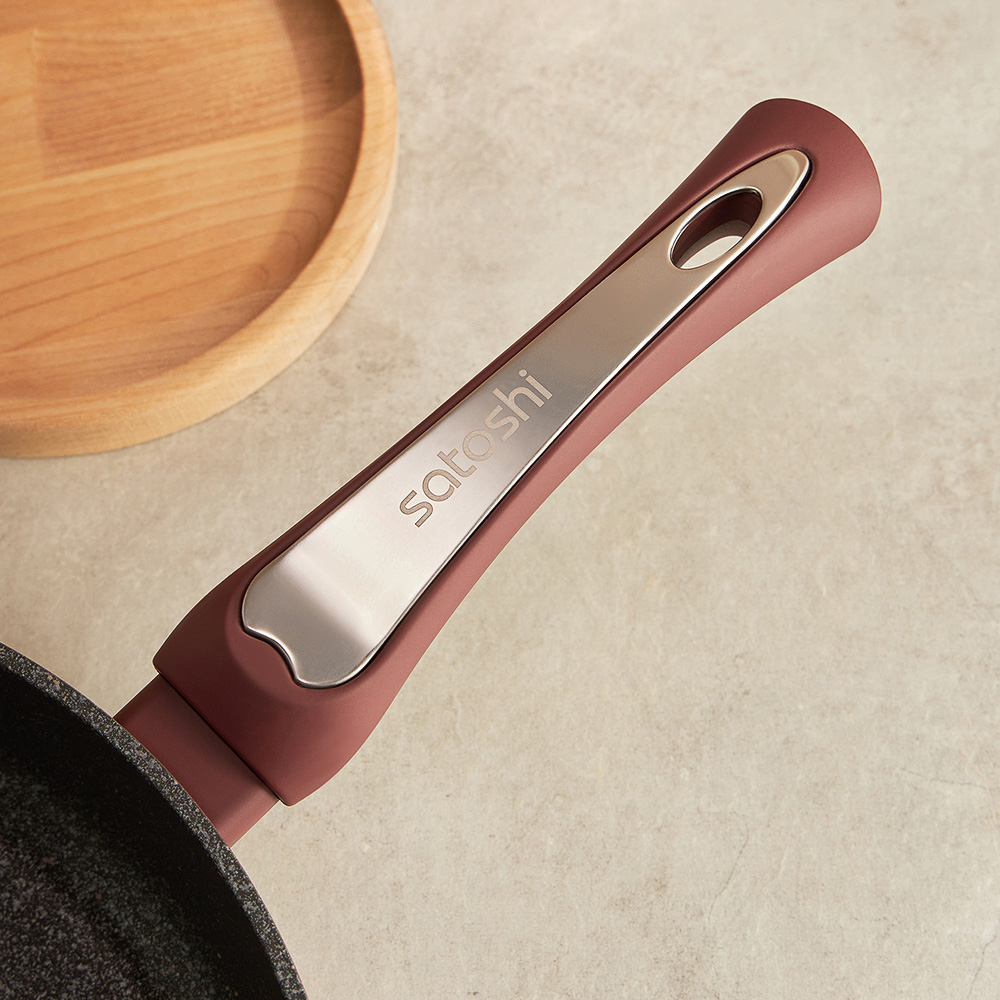 SATOSHI Ла Мери Сковорода литая d=26см, антипригарное покрытие мрамор, индукция