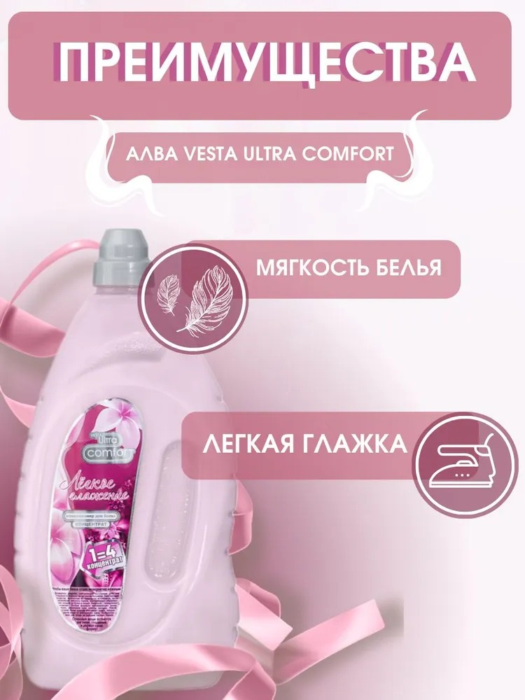 Vesta Кондиционер для белья Легкое глажение 2л