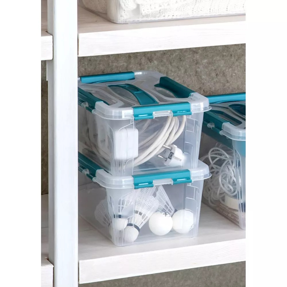 Ящик универсальный с замками и ручкой "Grand Box" 290*190*124мм 4,2л 4332001