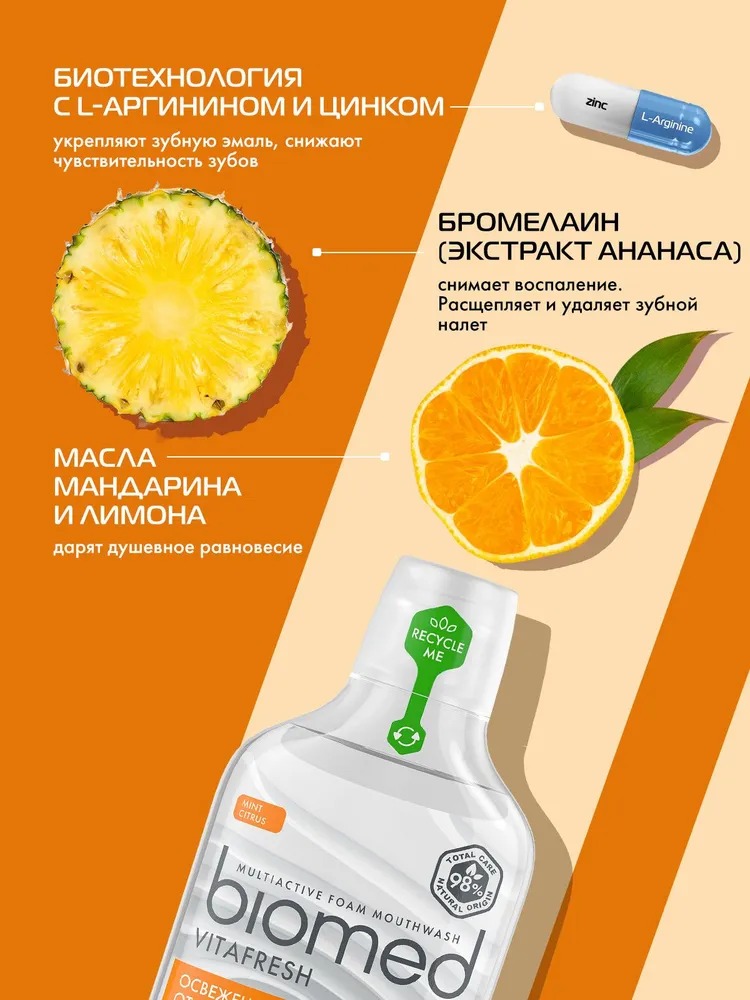 Splat ополаскиватель Biomed Vitafresh 250мл