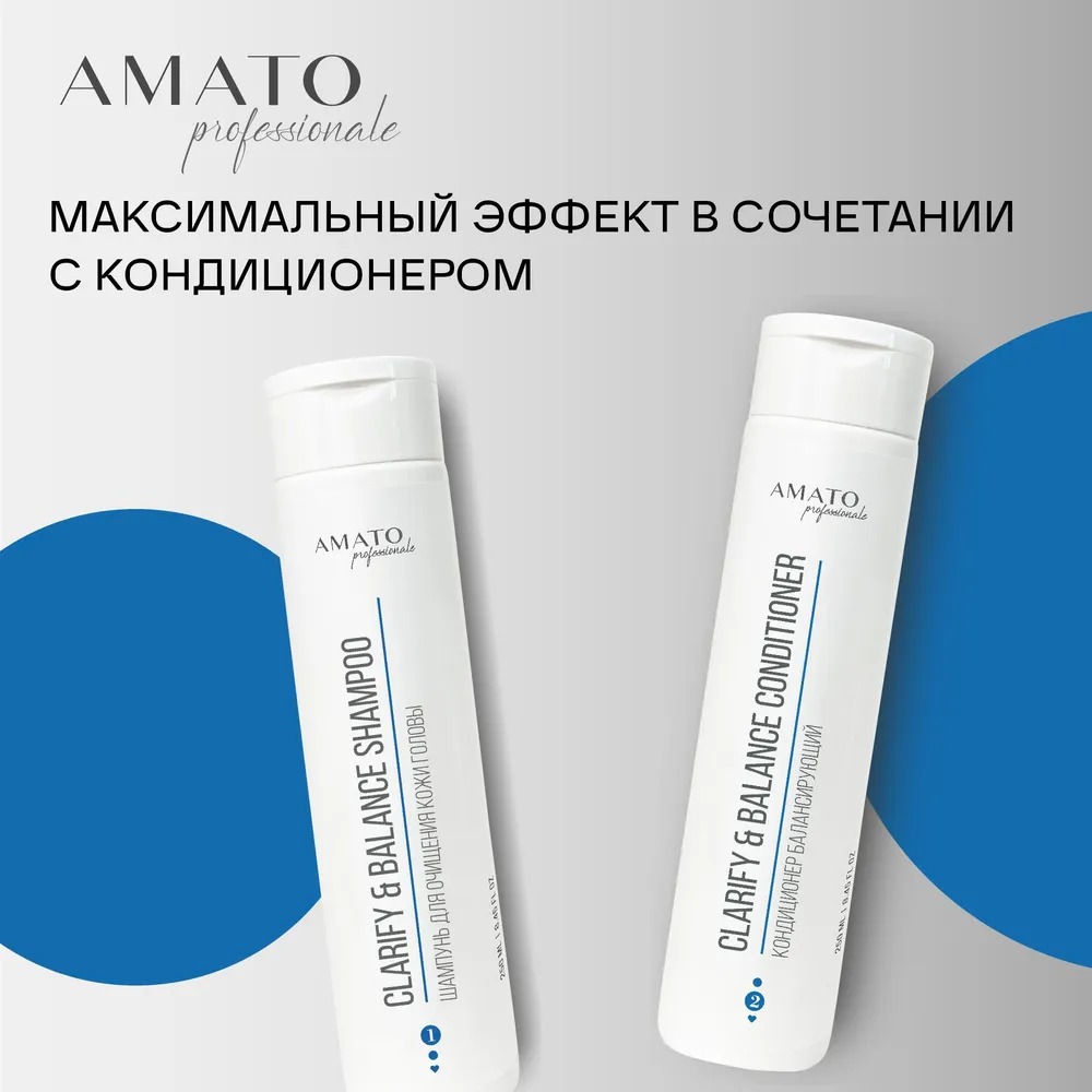 Amato Professionale Кондиционер балансирующий Clarify&Balance 250мл