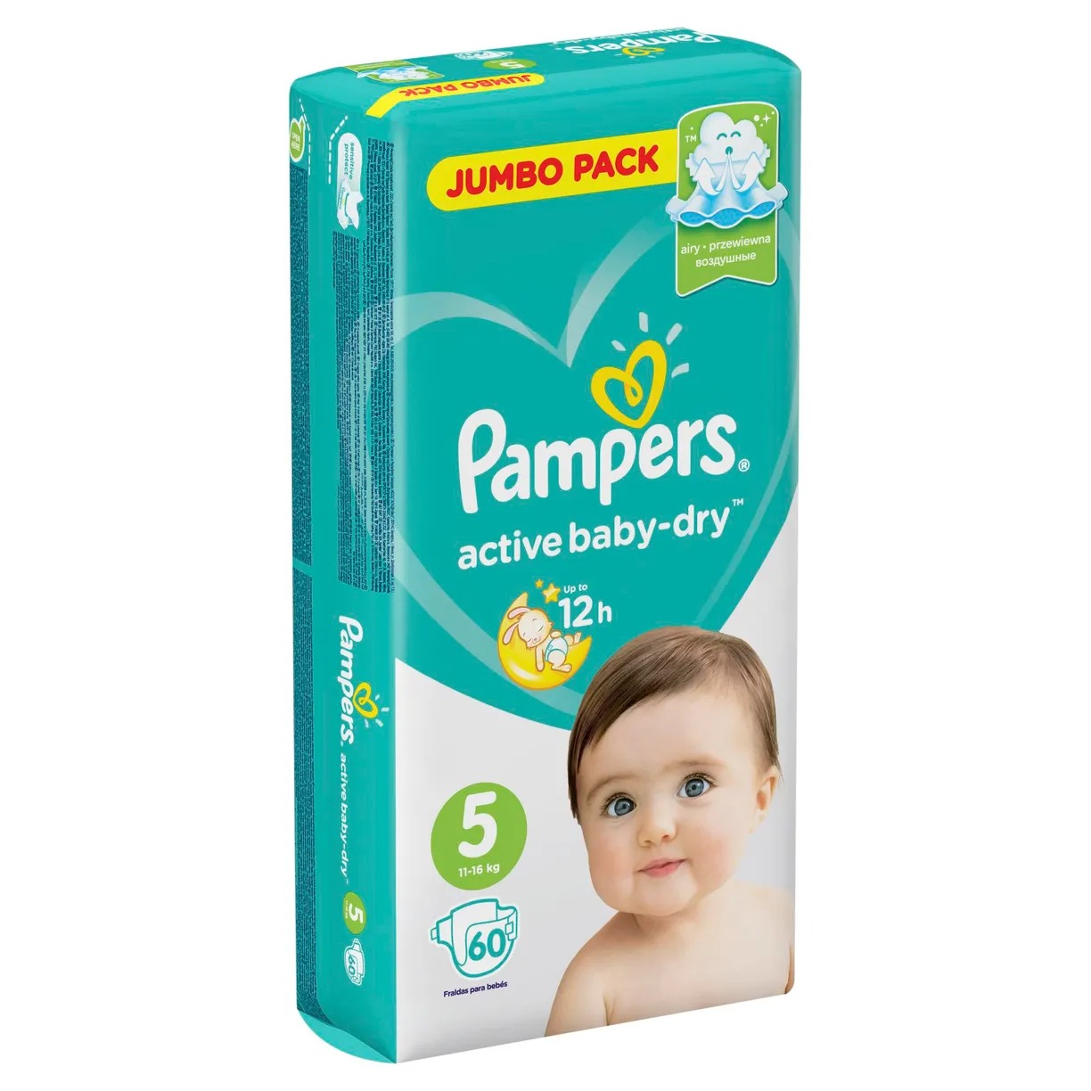 Pampers Active Baby юниор 11-16 кг/60шт