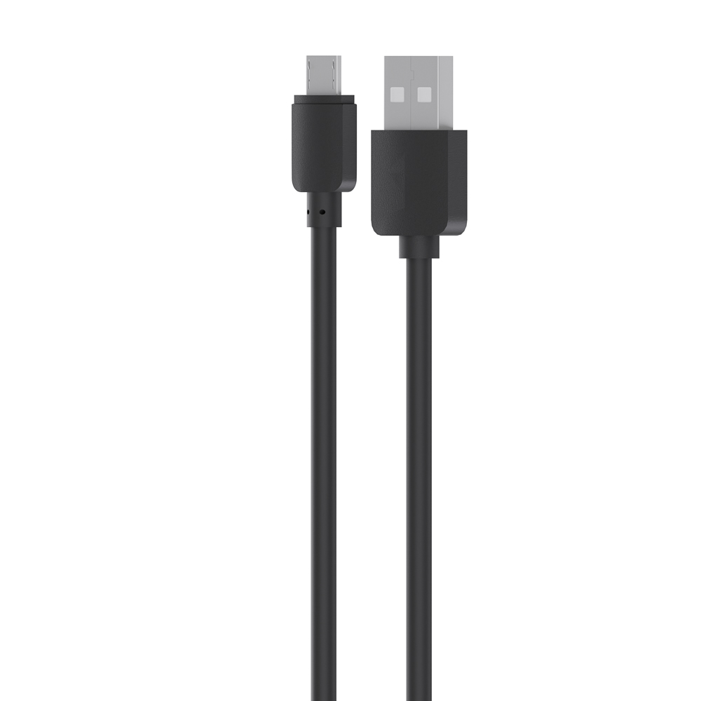 Первая цена Кабель для зарядки Эконом Micro USB, 0,8м, 1A, прорезиненный