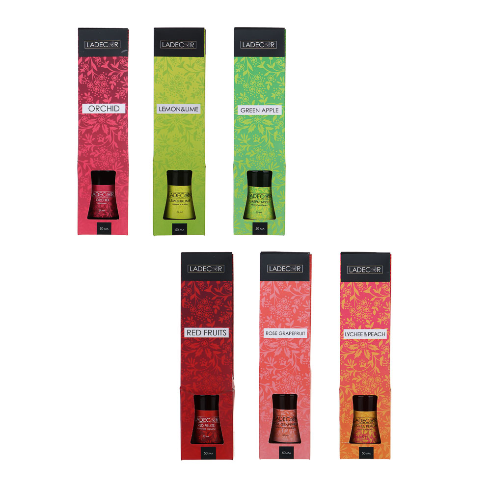 LADECOR Аромадиффузор с палочками 50мл