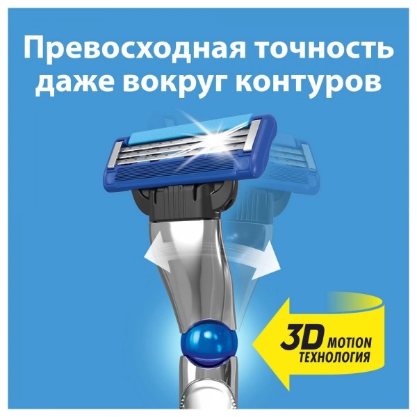 Mach3 Turbo 3D Бритва с 2 сменными кассетами Red