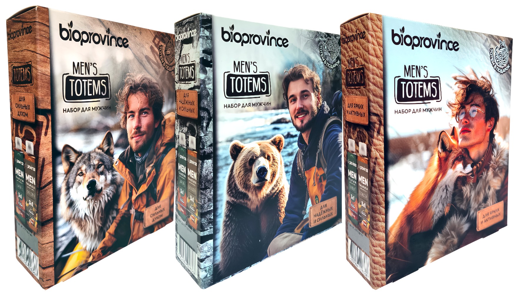 BioProvince Mens Totems: Гель для душа 250 мл + Гель для душа 250 мл