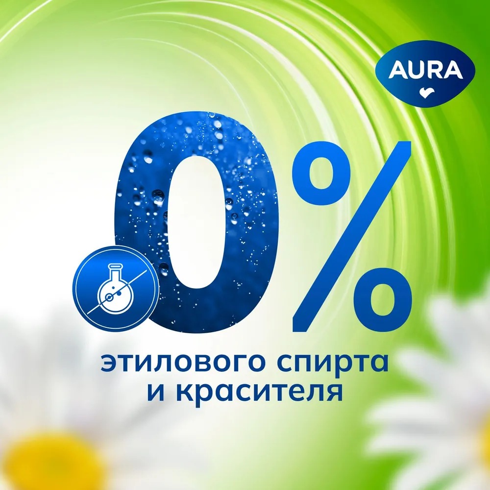 AURA Влажная туалетная бумага 72 шт