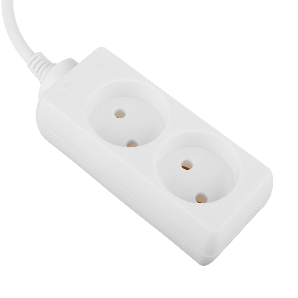 FORZA Удлинитель 2 гнезда 3м 1500Вт