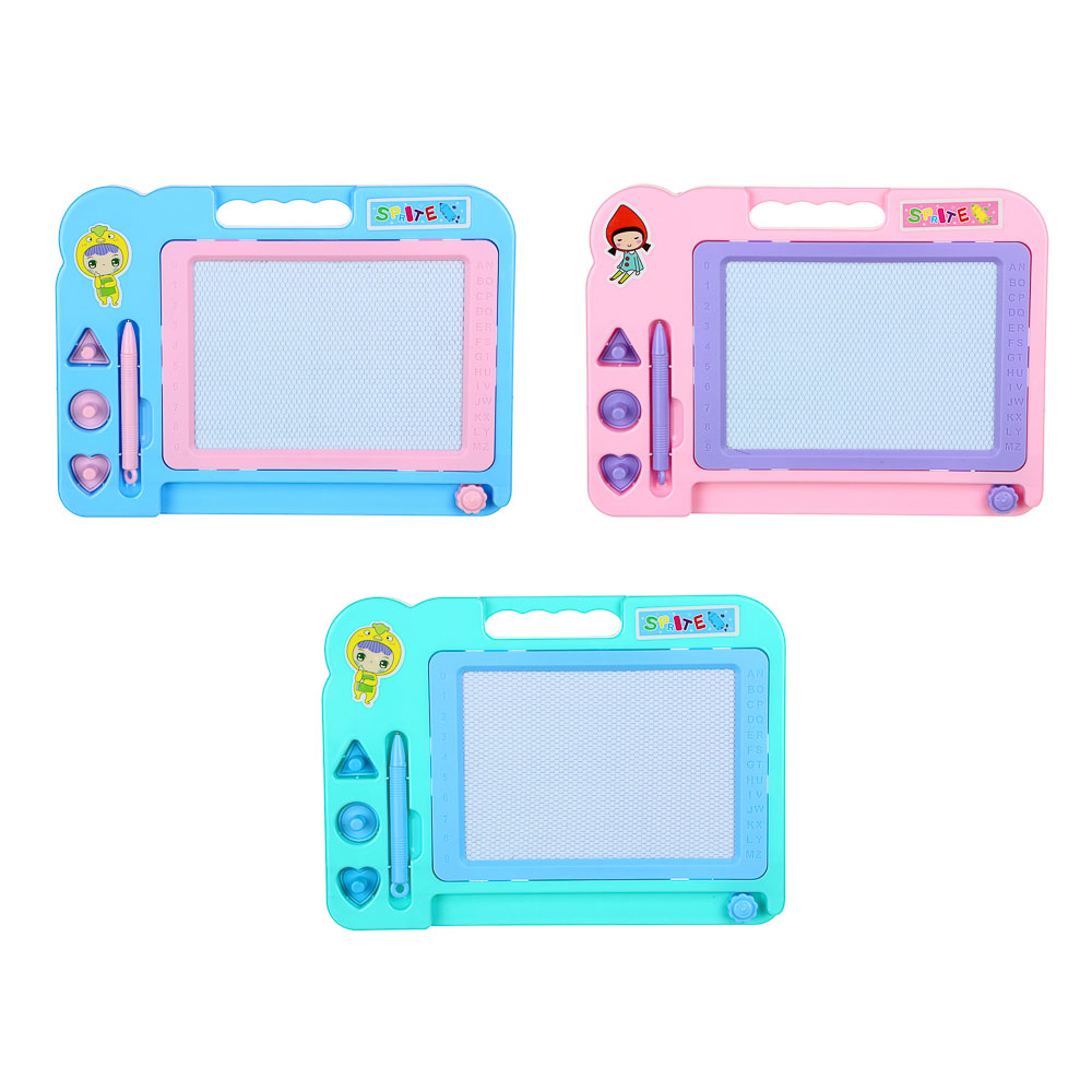 Доска магнитная для рисования с 3-мя штампами