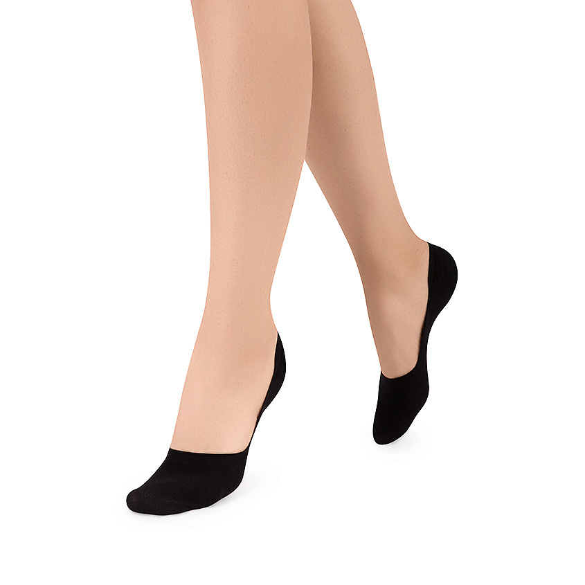 Incanto Подследники женские с пяткой на силиконе IBD731006 (3, Nero, 39-40)