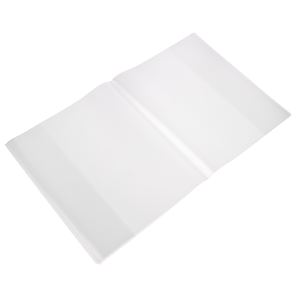 Обложки для тетрадей, 10 штук, ПВД 80мкм, 20,8x34,5 см, прозрачные цветные, в пакете, НСТ-208