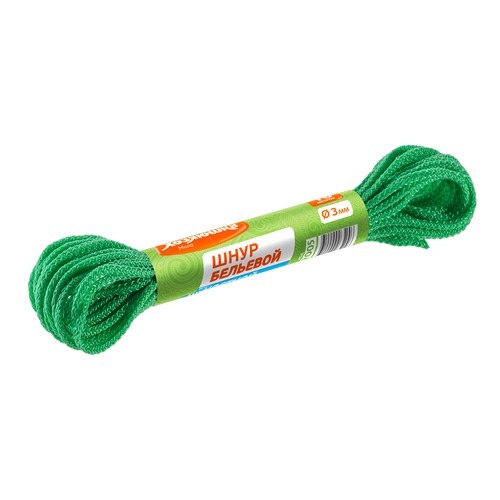 Шнур бельевой "Хозяюшка" D-3мм L 10 м