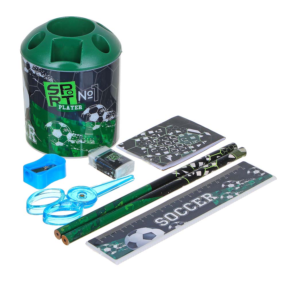 СОККЕР Набор конц.в стакане 8 предметов 