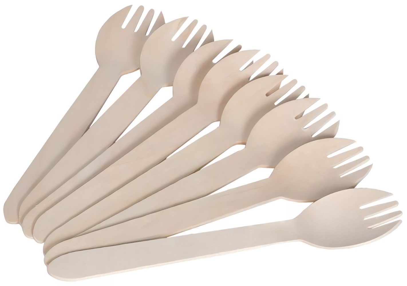 Вилки деревянные "Очень экологичные" 6шт