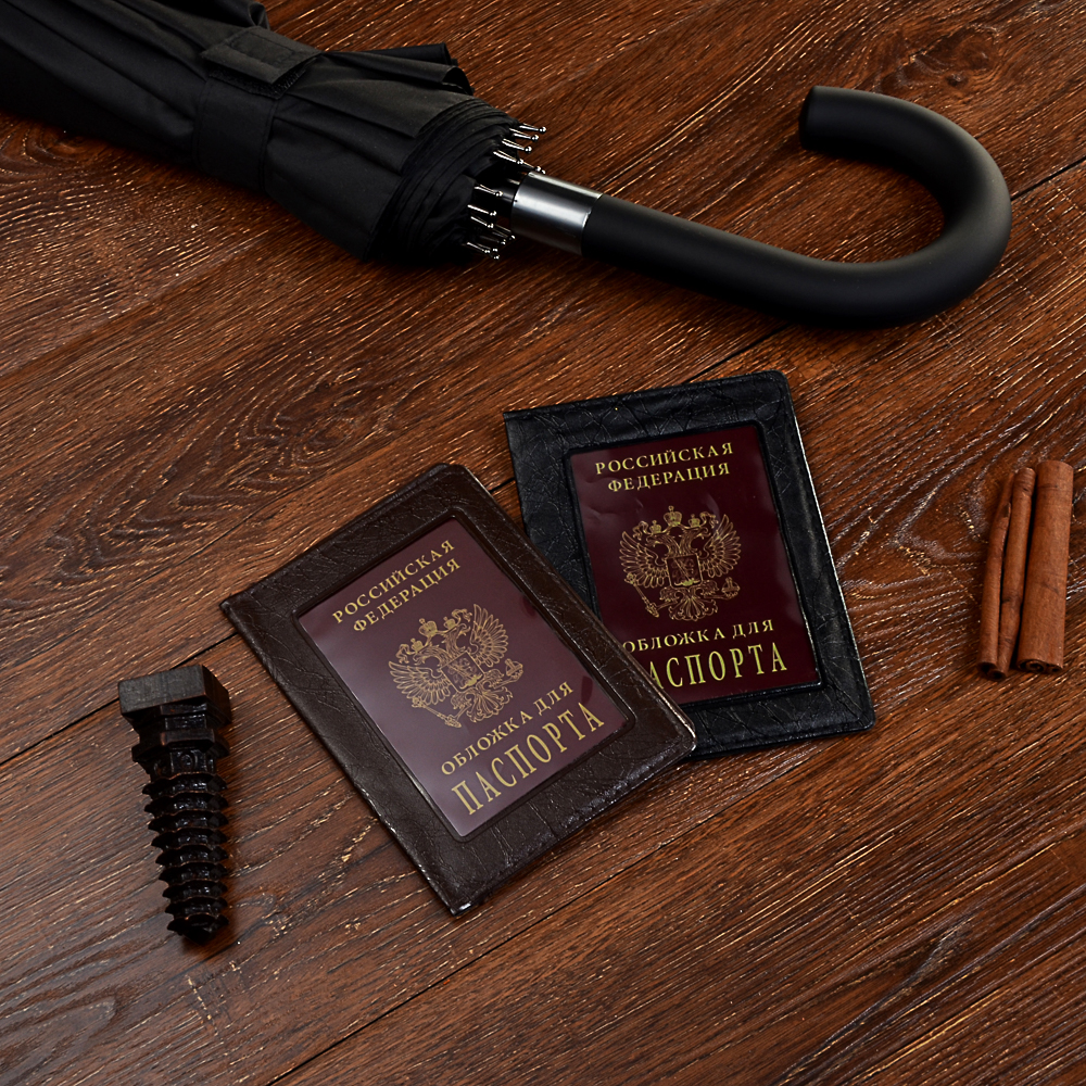 ЮL Обложка для паспорта с окном 