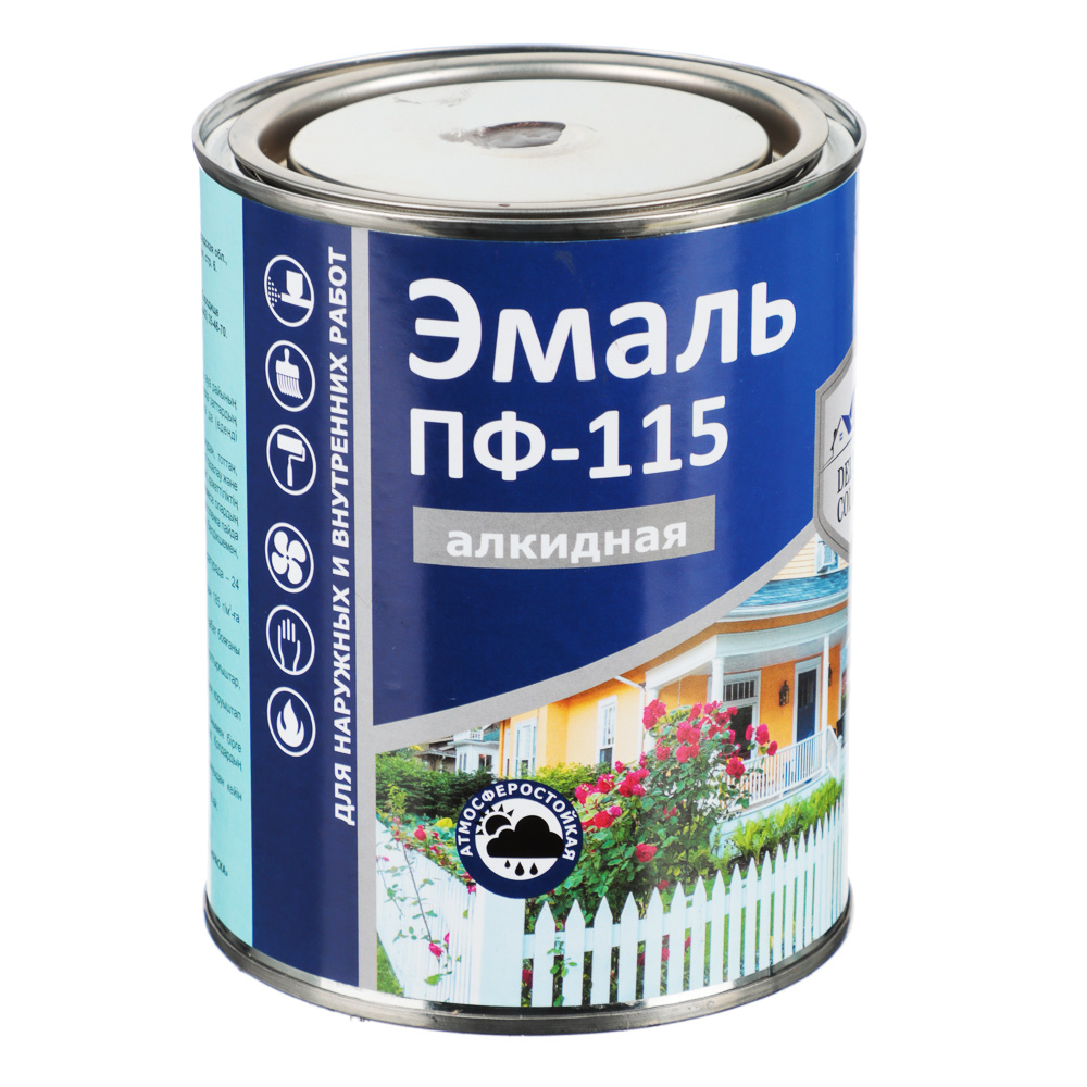 Delta Color Эмаль ПФ-115 Шоколад 800гр