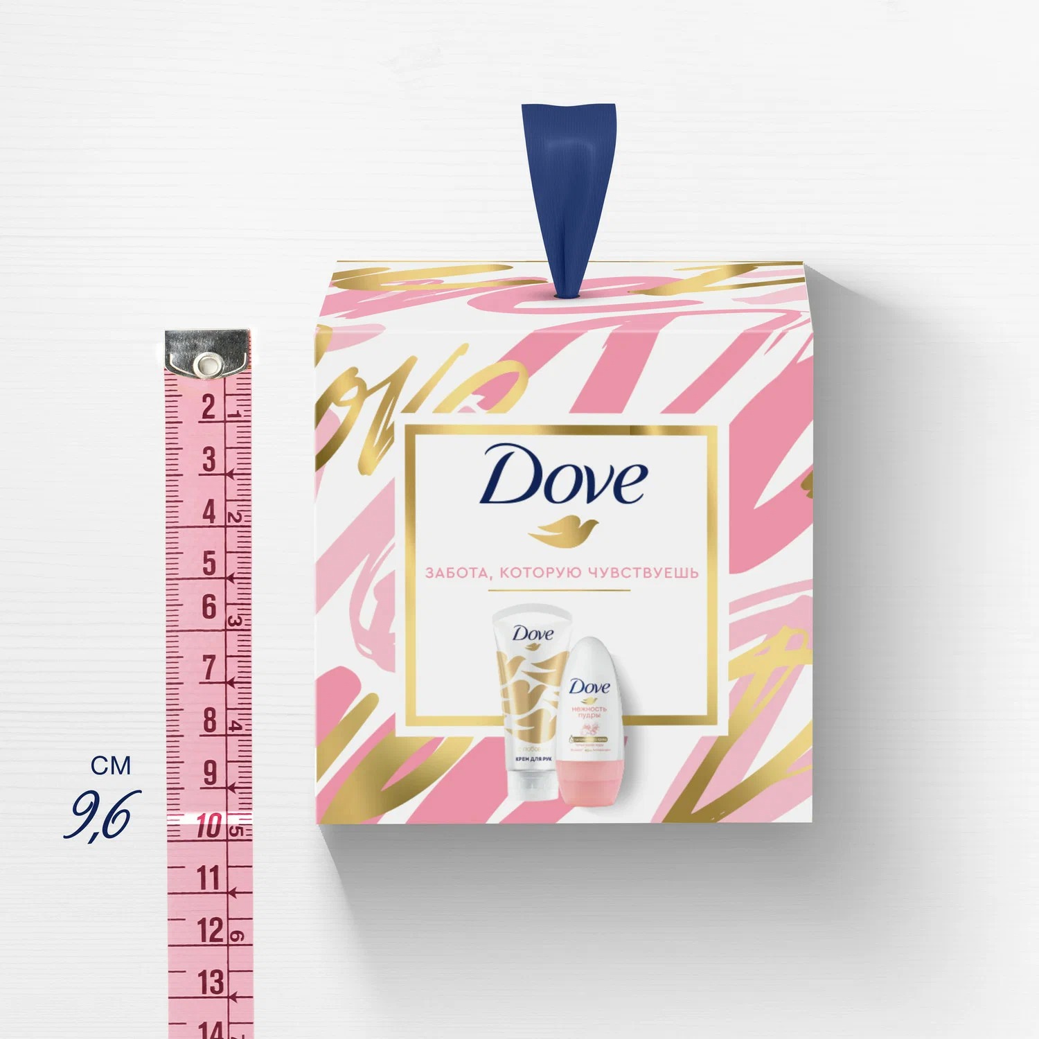 Dove набор С любовью для вас 2024 део-шарик 50 мл+крем для рук 50 мл