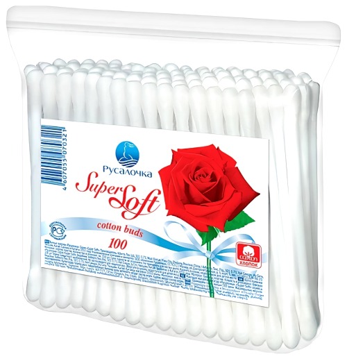 Ватные палочки Super Soft пакет зип 100шт