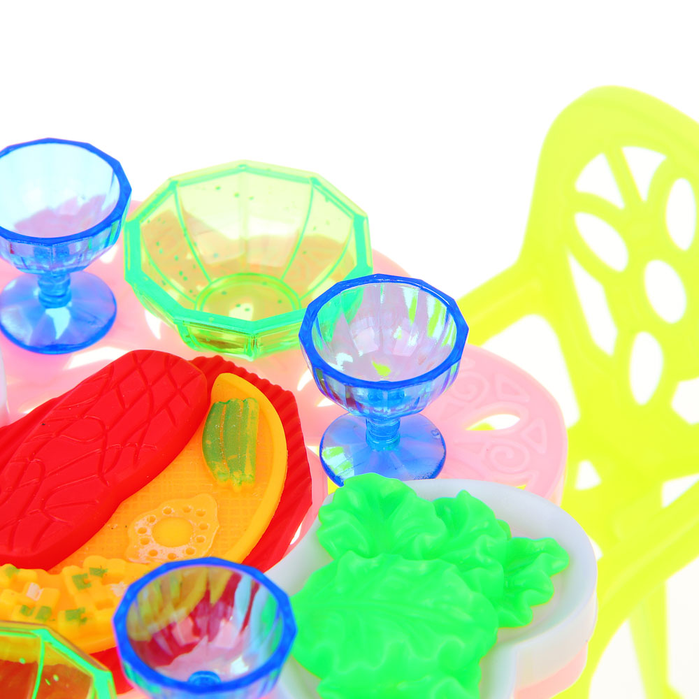 ИГРОЛЕНД Набор мебели и посуды для кукол