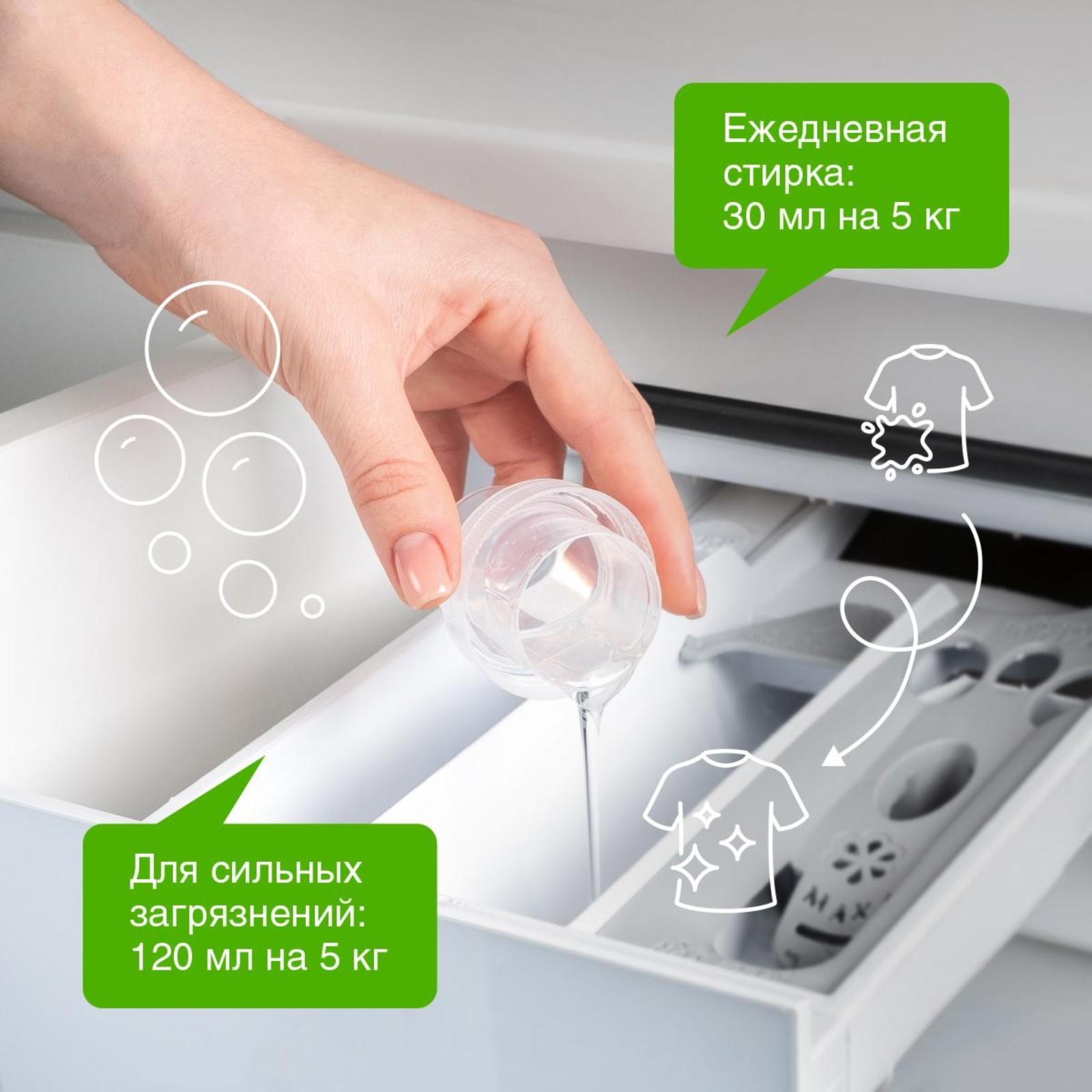 SN Биоразлагаемый концентрированный гель для стирки для цветного белья 750мл