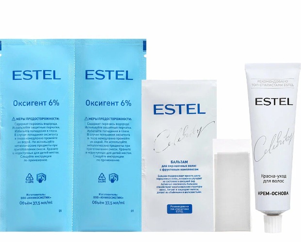 Estel Краска-уход для волос Celebrity 140мл (CL8/0, светло-русый)