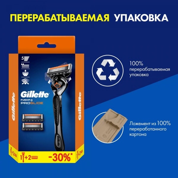 Fusion Proglide Flexball Станок для бритья + 3 сменные касеты