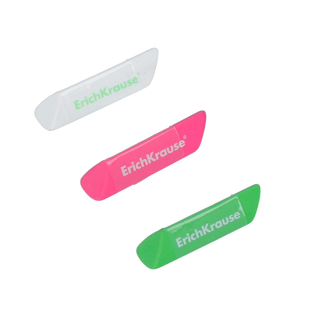 Erich Krause Ластик ErgoLine Prism ассорти