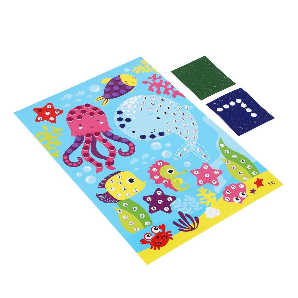 ХОББИХИТ Аппликация самоклеящаяся "Веселый день"