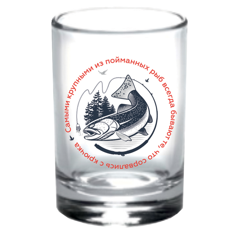 ОСЗ На рыбалке набор стопок гладких 6шт 50мл, стекло