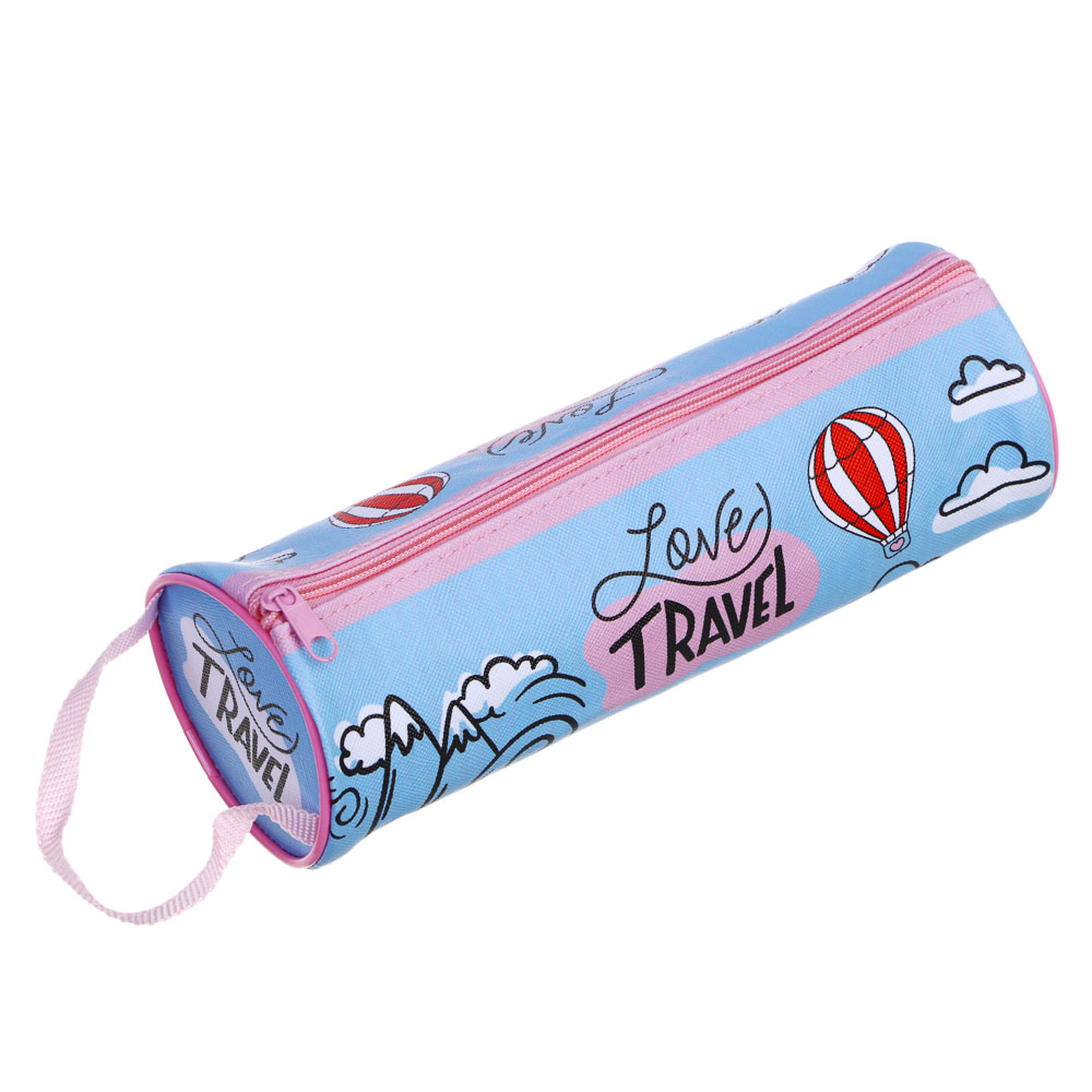 ТРЕВЕЛ Пенал мягкий круглый