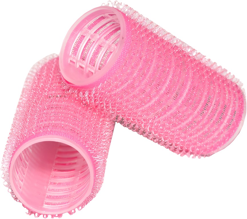 Бигуди с липучкой D=28мм 8шт пластмассовые 58244