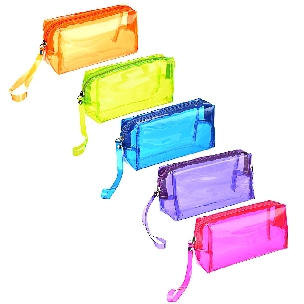 ЮL Косметичка ПВХ ,4-6 цветов 17х19х5,5см  