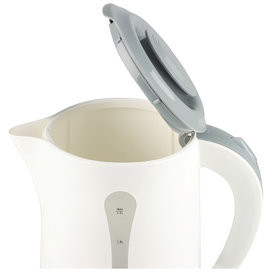 Чайник Energy E-213 (2,5 л диск) бело-серый