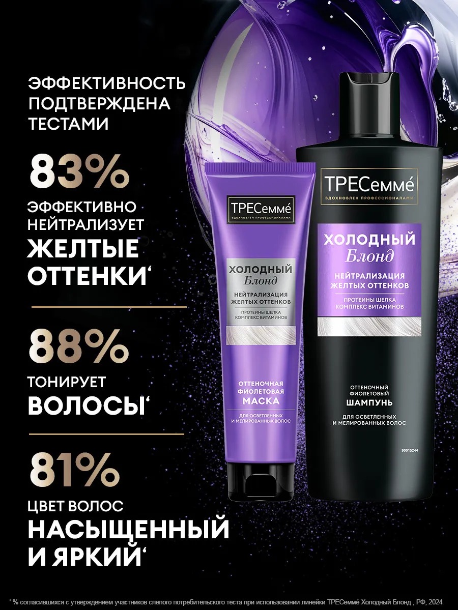 Tresemme оттеночный Холодный Блонд 360мл