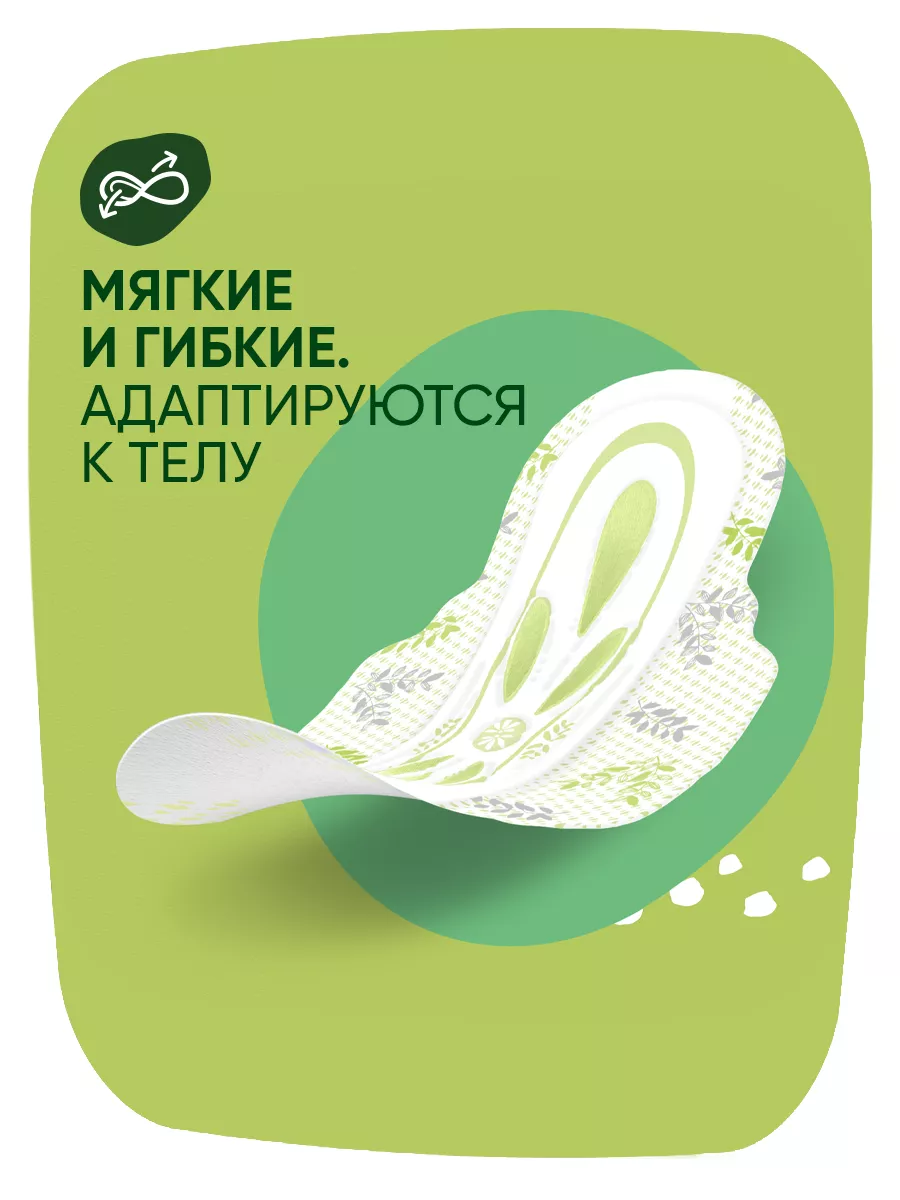 Натурелла ультра нормал квадро с крылышками 40шт